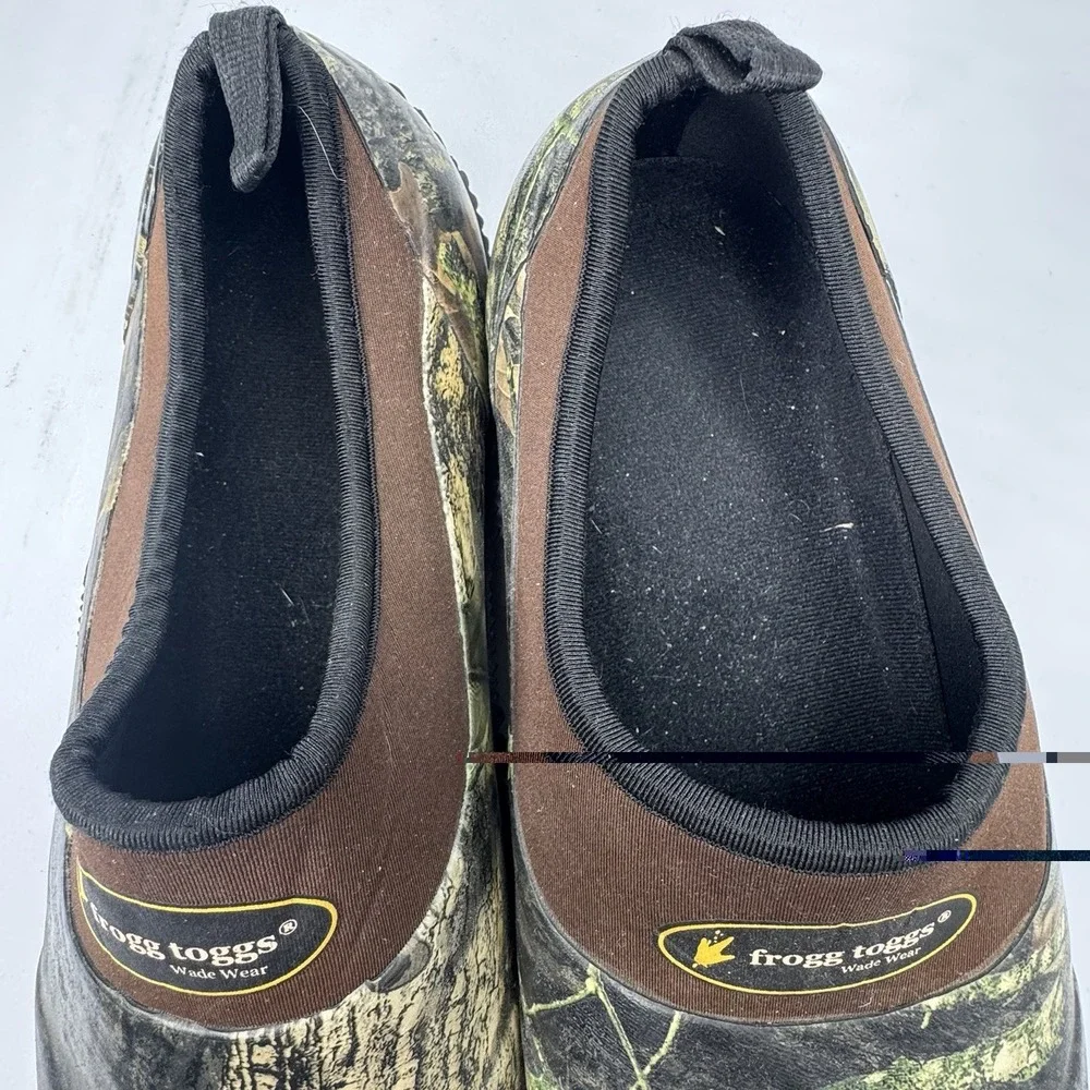 Frogg Togg Ankle Boots US Mens Sz 12 Rubber Steel Shank Camo Hunting‎ Farm